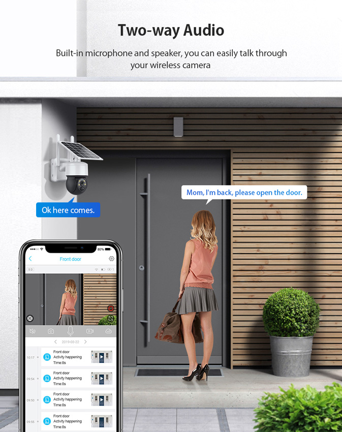 SECTEC smart ηλιακή κάμερα ST-S517C-3M - Image 4