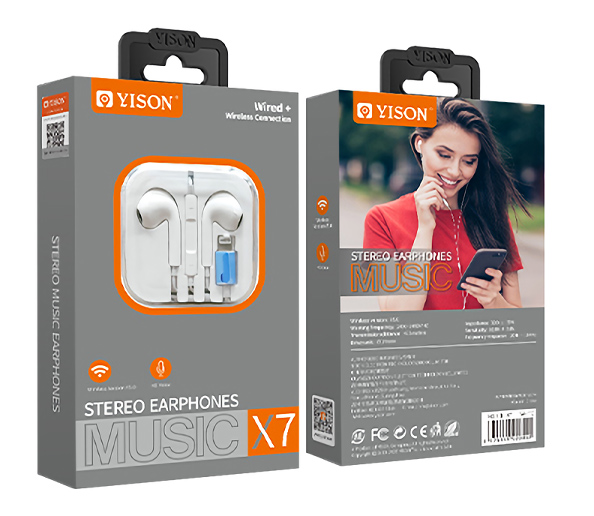 YISON earphones με μικρόφωνο X7 - Image 4