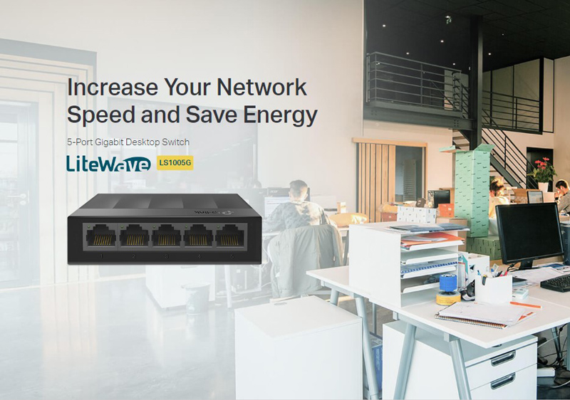 TP-LINK desktop switch LiteWave LS1005G - Image 2