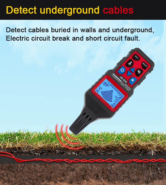 NOYAFA ανιχνευτής καλωδίων & σωλήνων NF-826 - Image 2