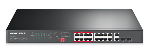 MERCUSYS rackmount switch MS118CP