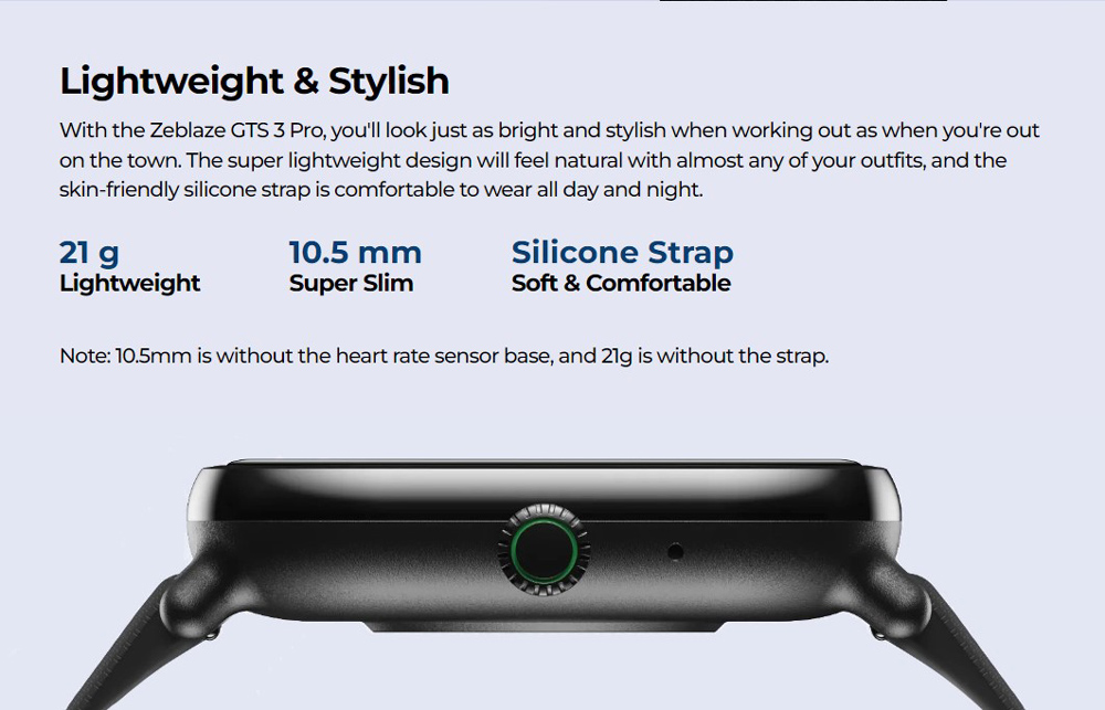 ZEBLAZE smartwatch GTS 3 Pro - Image 4