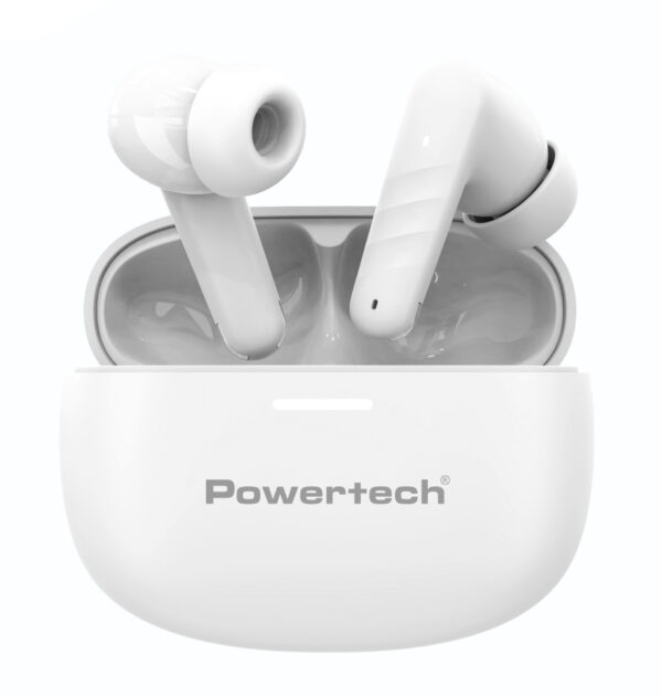 POWERTECH earphones με θήκη φόρτισης PT-1432