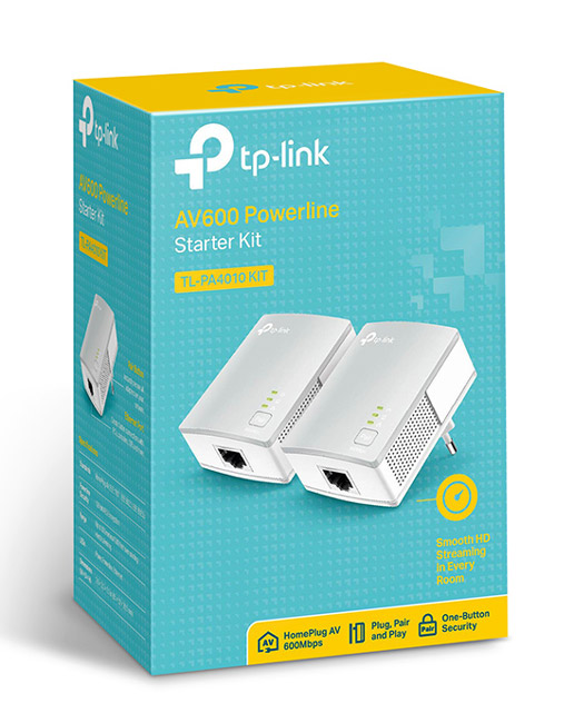 TP-LINK AV600 Powerline Starter Kit TL-PA4010 KIT - Image 2