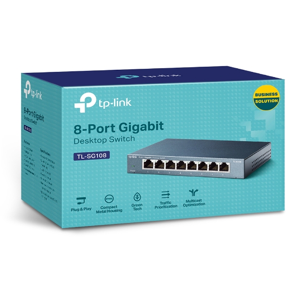 TP-LINK Desktop Switch TL-SG108 8 Θυρών - Image 2