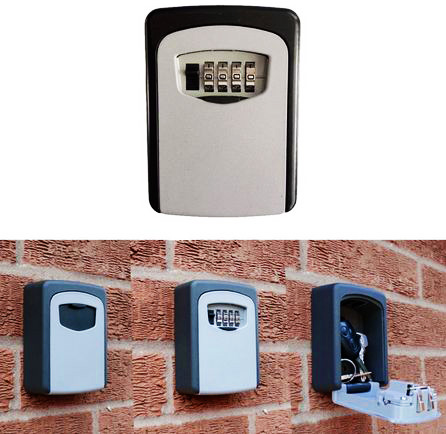 C-TECH κλειδοθήκη τοίχου B106 με συνδυασμό 4 ψηφίων - Image 2