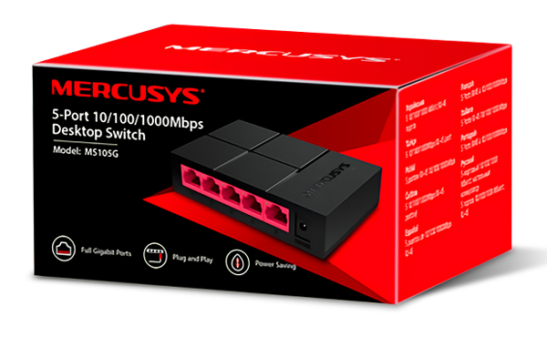 MERCUSYS Desktop Switch MS105G - Image 4