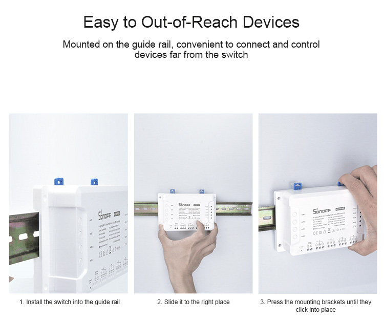 SONOFF Smart Διακόπτης WiFi 4CH R3 - Image 4