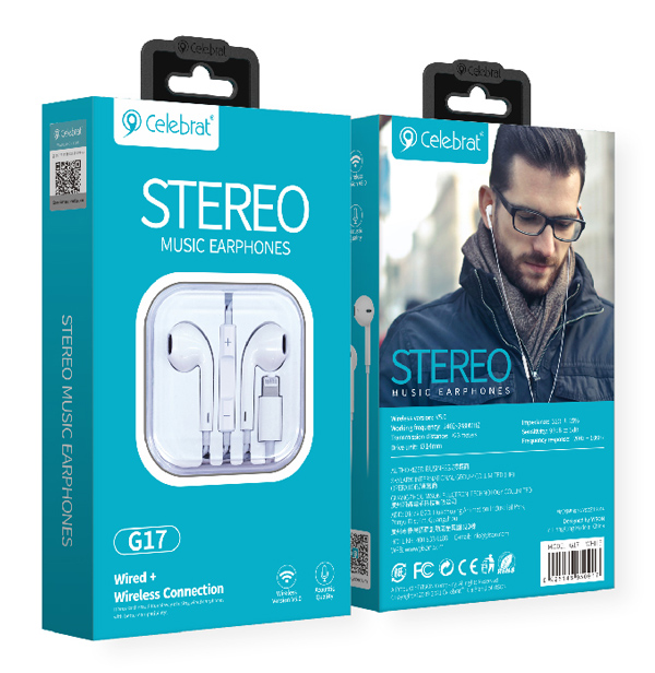CELEBRAT earphones με μικρόφωνο G17 - Image 2