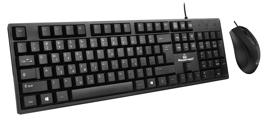 POWERTECH set ποντίκι & πληκτρολόγιο PT-1075 - Image 2