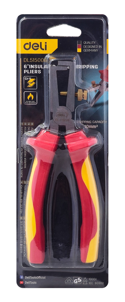 DELI απογυμνωτής καλωδίων ηλεκτρολόγου DL515006 - Image 4