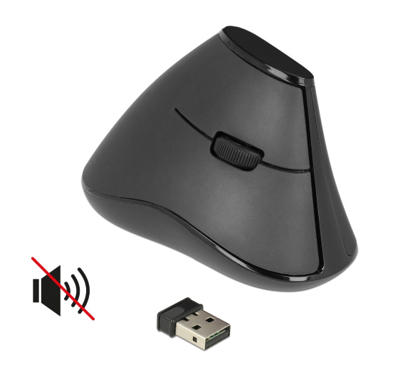 DELOCK ασύρματο vertical ποντίκι 12622 οπτικό - Image 2