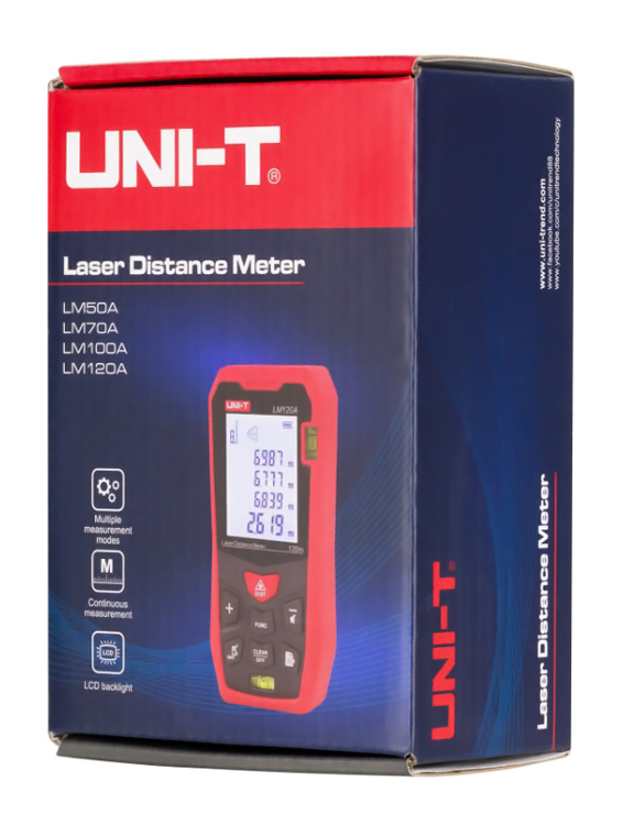 UNI-T laser μετρητής απόστασης LM50A - Image 4