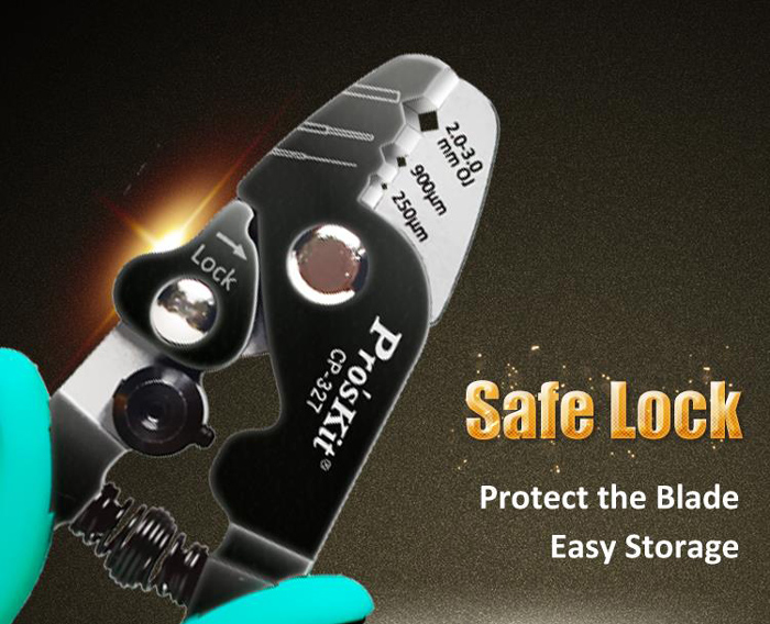 PROSKIT απογυμνωτής καλωδίων οπτικών ινών CP-327 - Image 3