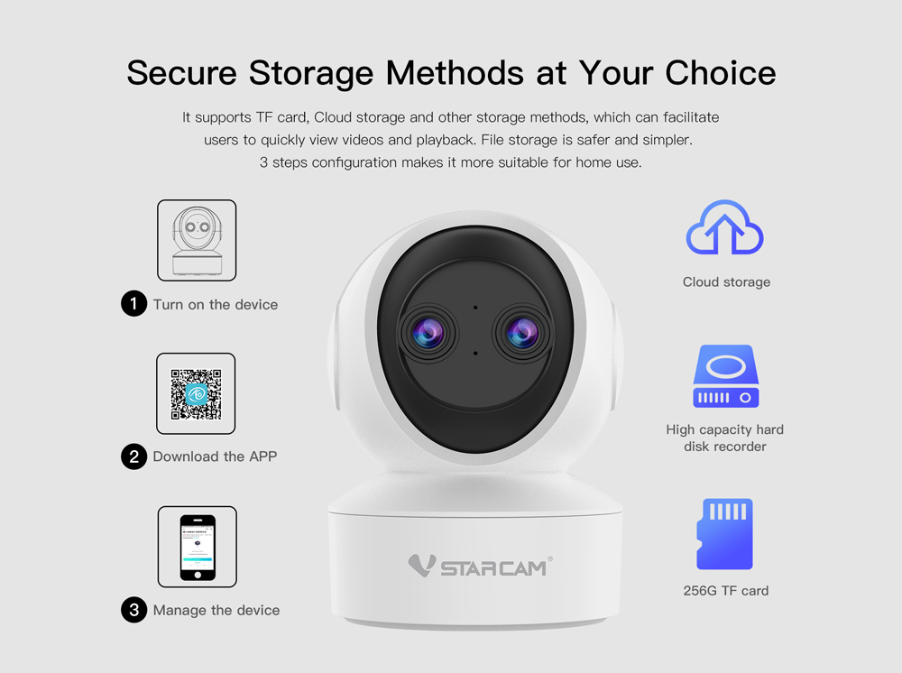 VSTARCAM smart κάμερα CS49D - Image 4