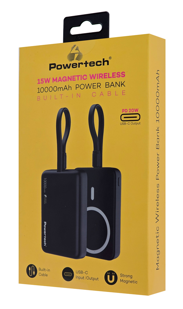 POWERTECH power bank PT-1376 με καλώδιο - Image 4