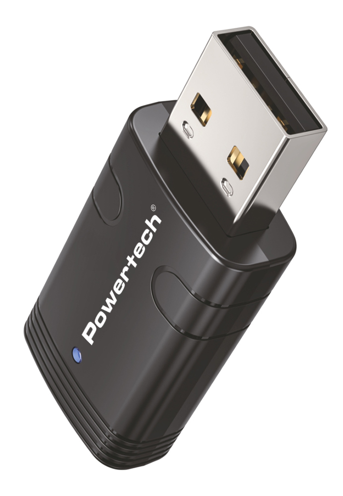 POWERTECH ασύρματος USB αντάπτορας δικτύου & Bluetooth 5.3 PT-1387