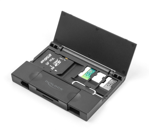 DELOCK card reader 91014 για SD & micro SD - Image 2