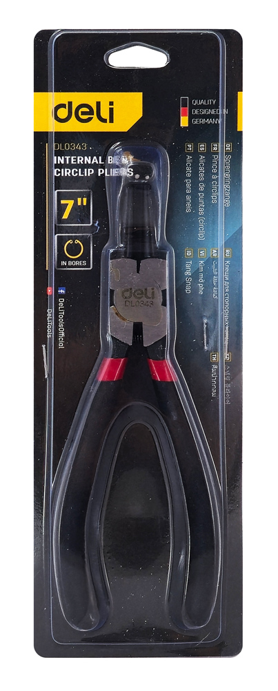 DELI ασφαλειοτσίμπιδο κυρτό DL0343 - Image 3