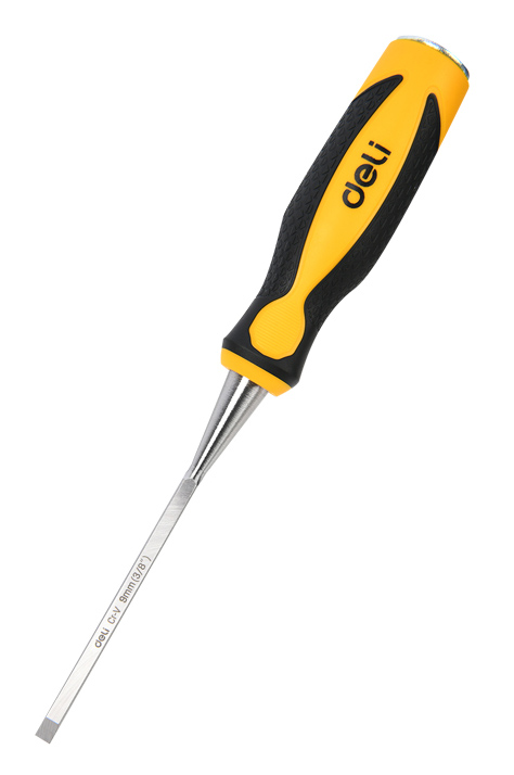 DELI σκαρπέλο ξύλου DL6209-E1 με αντιολισθητική λαβή