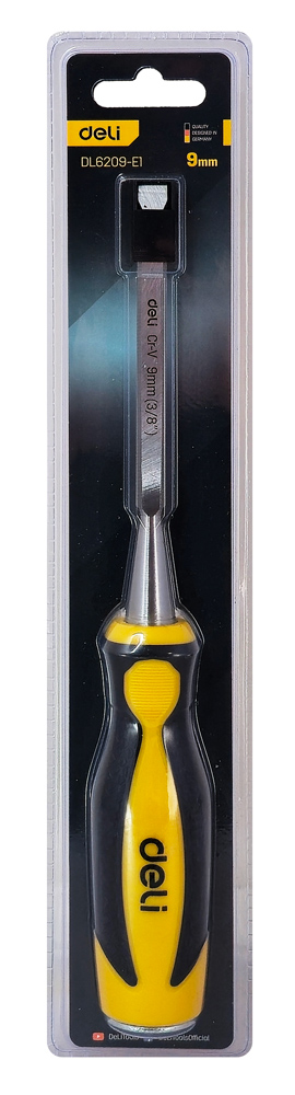 DELI σκαρπέλο ξύλου DL6209-E1 με αντιολισθητική λαβή - Image 3