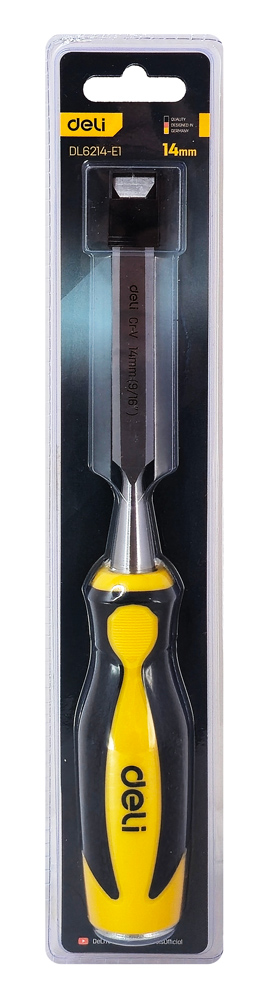 DELI σκαρπέλο ξύλου DL6214-E1 με αντιολισθητική λαβή - Image 3
