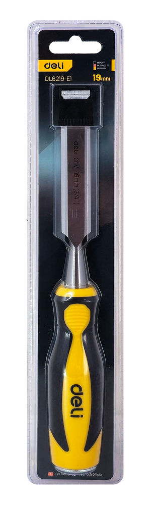 DELI σκαρπέλο ξύλου DL6219-E1 με αντιολισθητική λαβή - Image 2