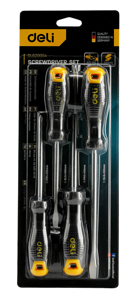 DELI σετ κατσαβιδιών DL620004 - Image 3