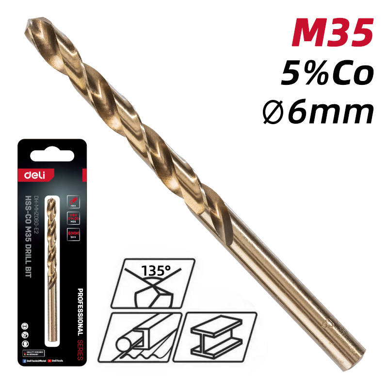 DELI τρυπάνι DH-MHZ060-E2 για μέταλλο - Image 2