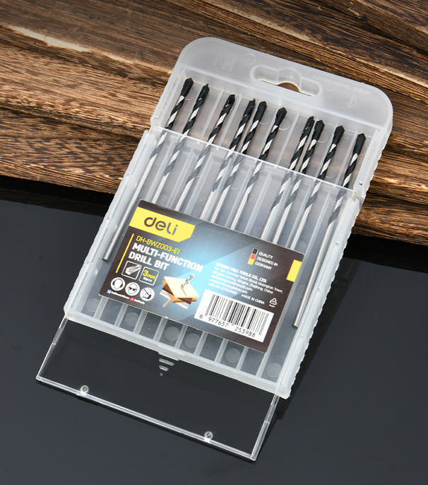 DELI σετ τρυπάνια DH-BWZ003-E1 για τοίχο/μέταλλο/ξύλο - Image 2