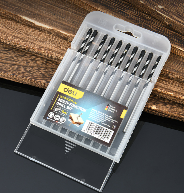 DELI σετ τρυπάνια DH-BWZ004-E1 για τοίχο/μέταλλο/ξύλο - Image 2