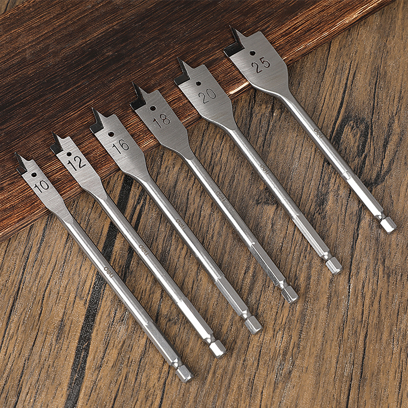 DELI σετ τρυπάνια φτερού DH-MBZ006-ED1 για ξύλο - Image 3