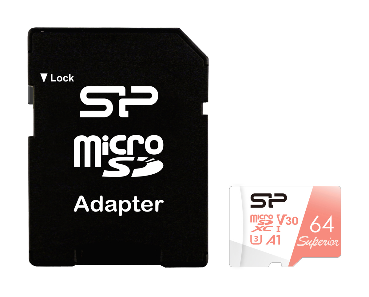 SILICON POWER κάρτα μνήμης microSDXC Superior