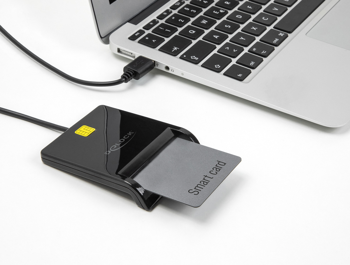 DELOCK card reader 91724 για smart card - Image 2