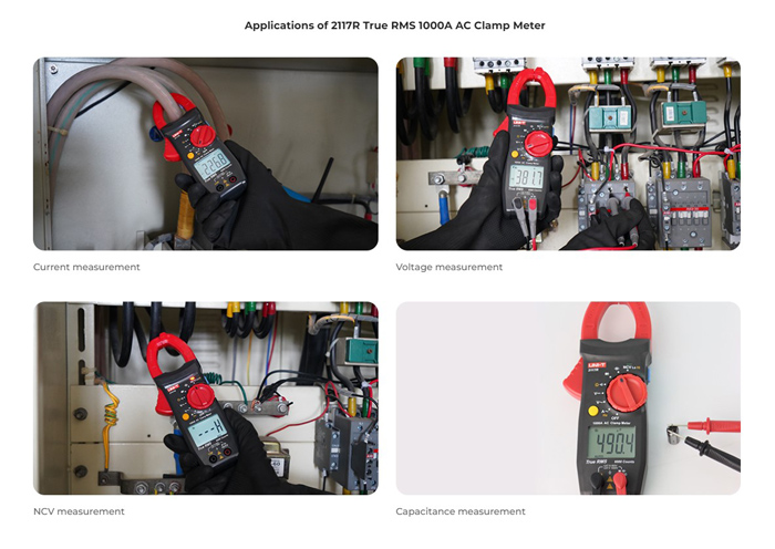 UNI-T ψηφιακή αμπεροτσιμπίδα 2117R - Image 2