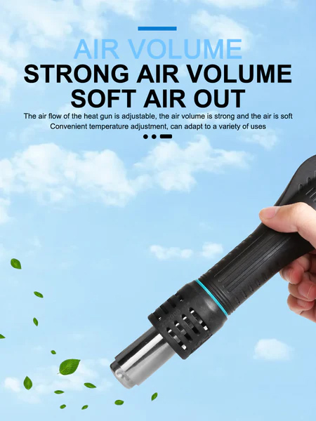 SUGON σταθμός συγκόλλησης 212 με κολλητήρι & air gun - Image 4