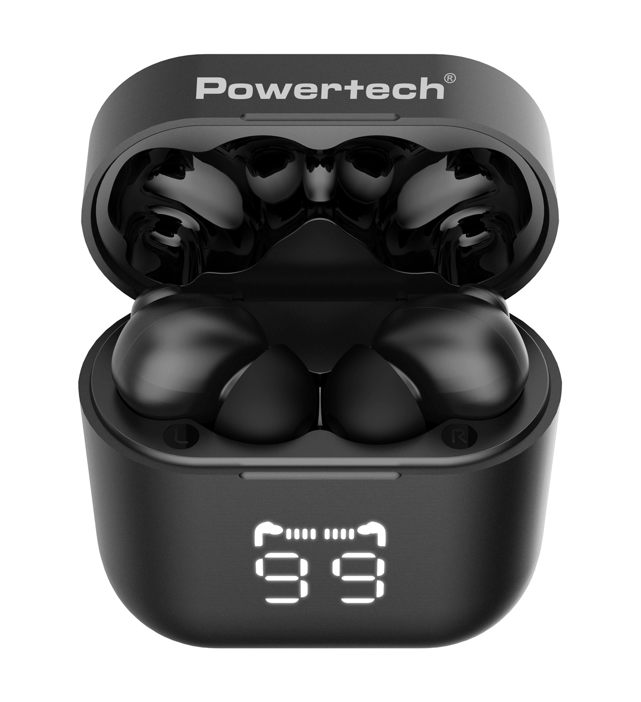 POWERTECH earphones με θήκη φόρτισης PT-1227 - Image 4