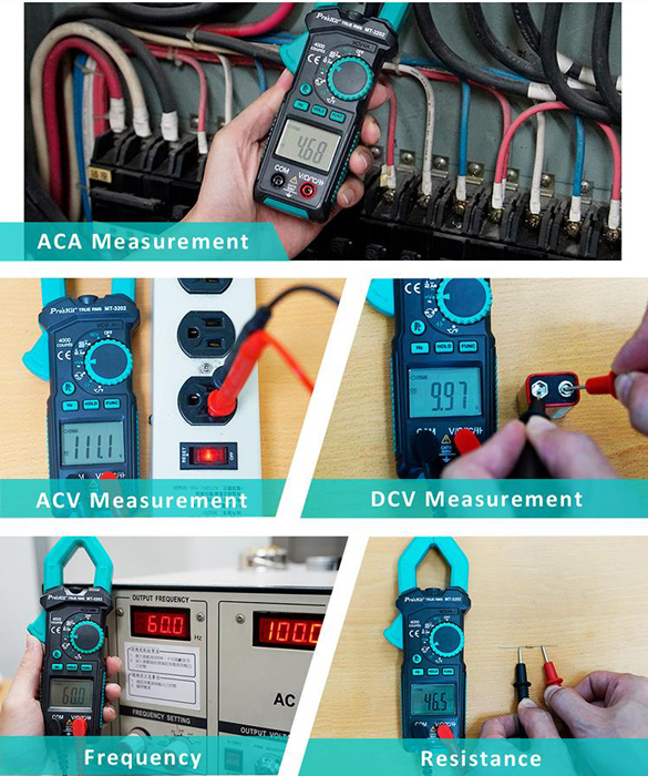 PROSKIT ψηφιακή αμπεροτσιμπίδα MT-3202 - Image 4