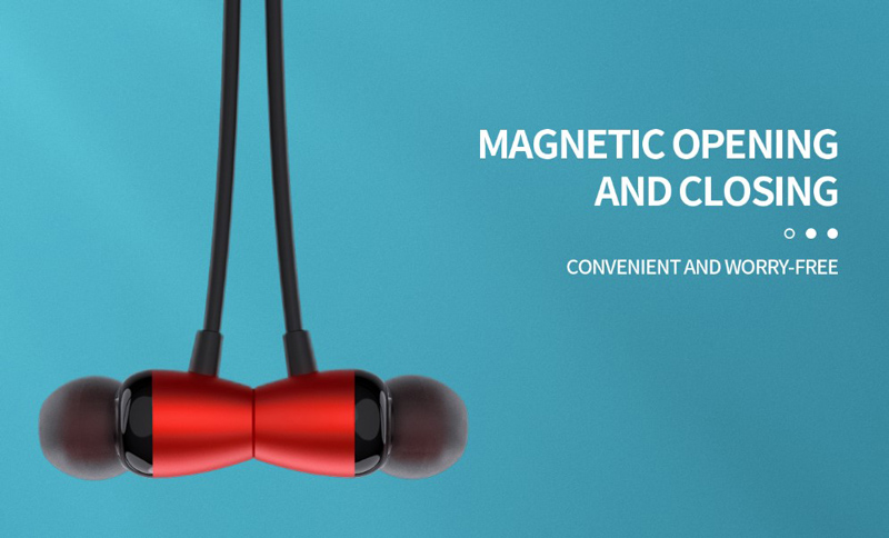 YISON earphones E19 με μαγνήτη - Image 2