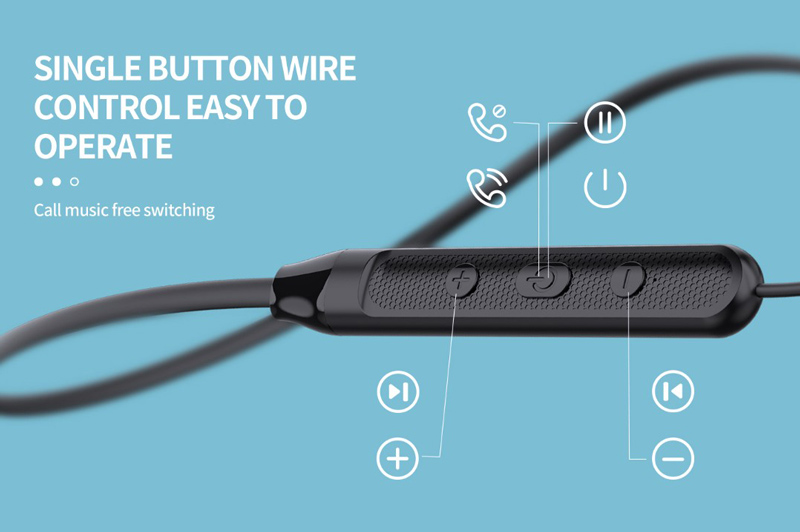 YISON earphones E19 με μαγνήτη - Image 3