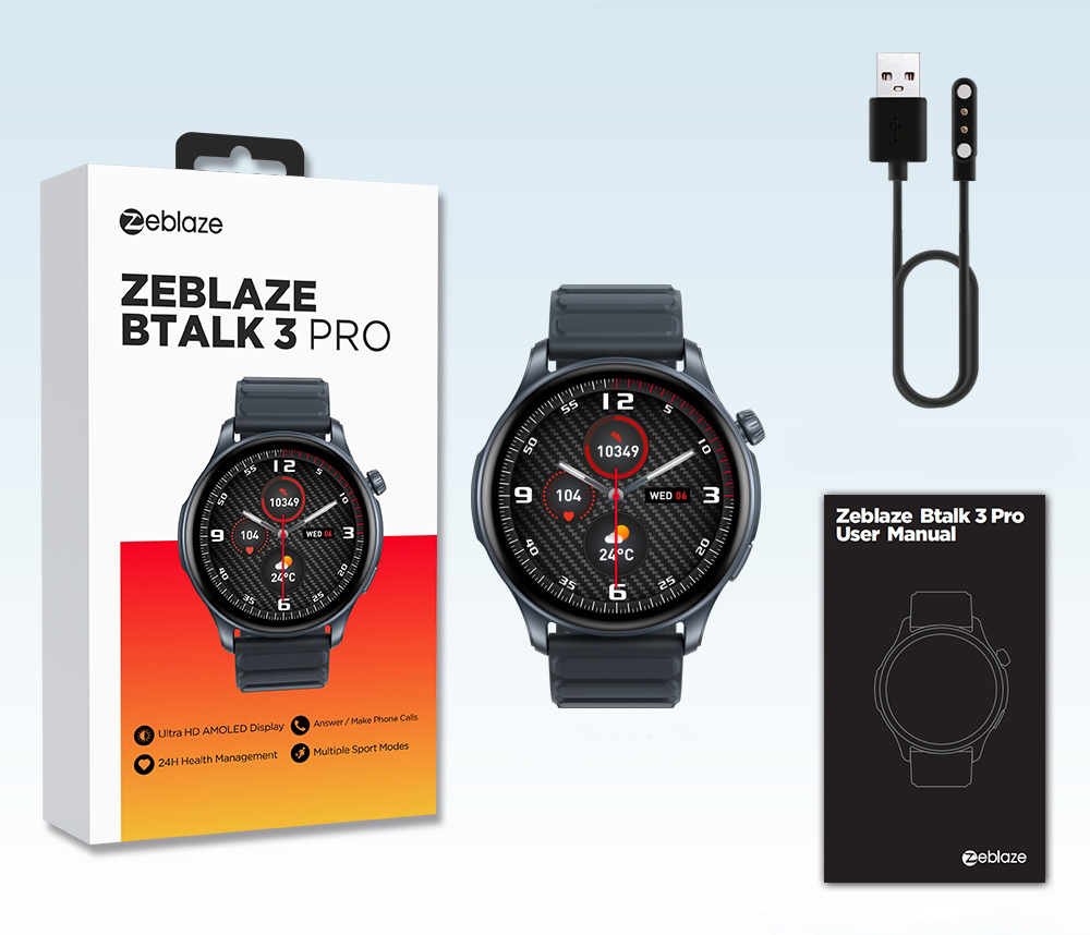 ZEBLAZE smartwatch Btalk 3 Pro - Image 3