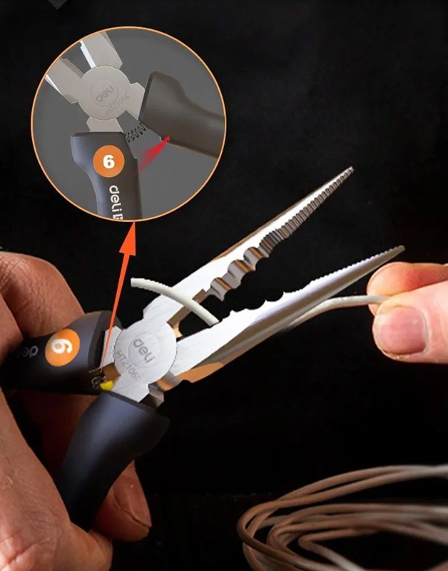 DELI μυτοτσίμπιδο HT2106C με αντιολισθητικές λαβές - Image 2