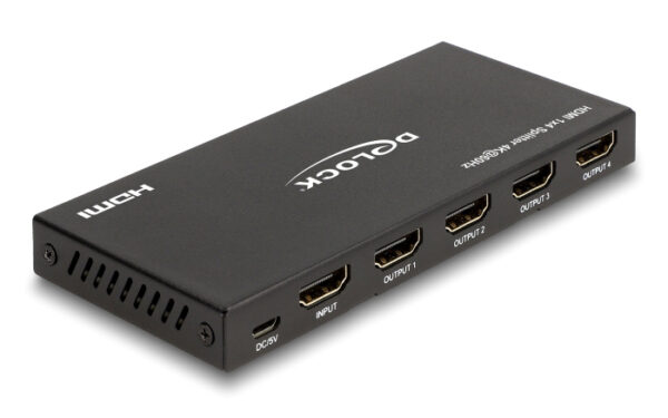 DELOCK HDMI splitter 18652 με downscaler πλήκτρο