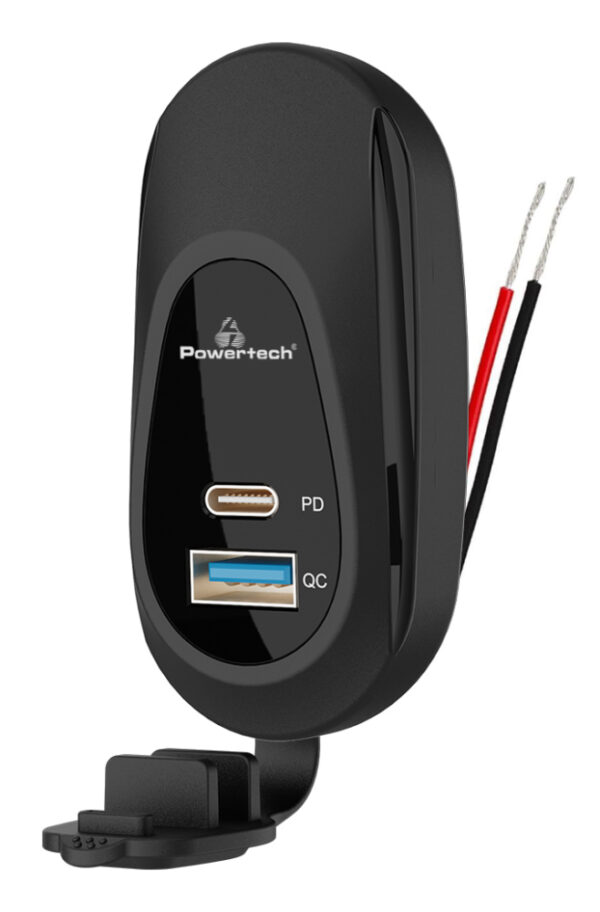POWERTECH πρίζα USB για σκάφη & οχήματα PTL-026