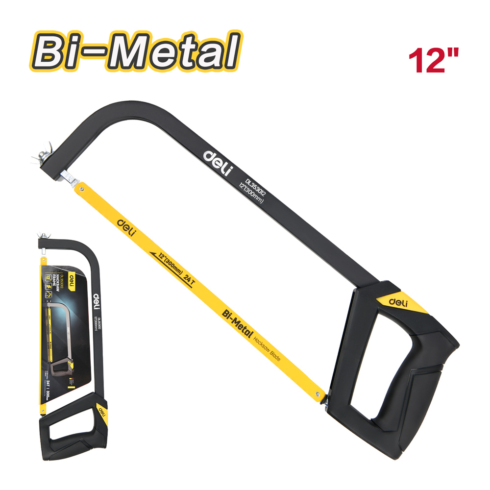 DELI πριόνι σιδήρου/ξύλου DL353012 με εργονομική λαβή - Image 4