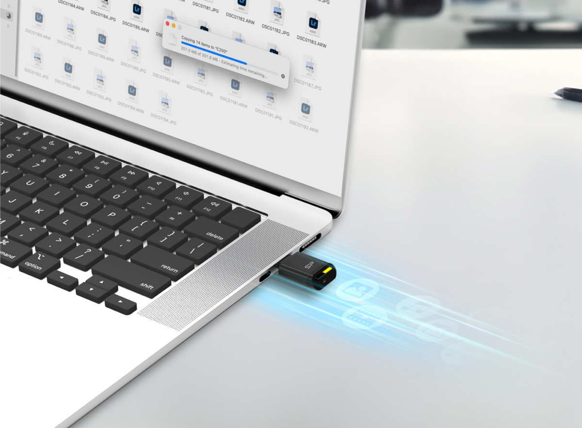 SILICON POWER card reader C200 για micro SD - Image 3