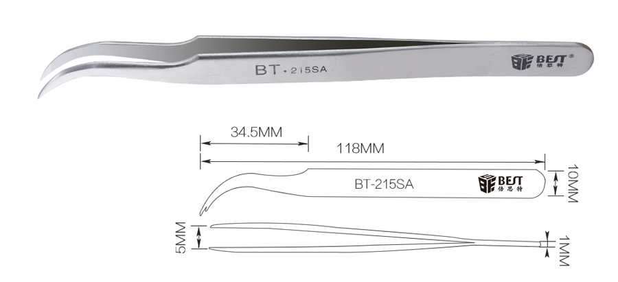 BEST Τσιμπίδα BST-215SA - Image 3
