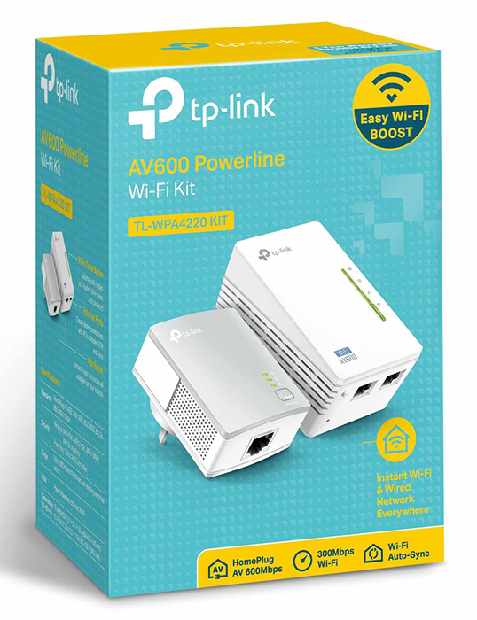 TP-LINK Wi-Fi AV600 Powerline Extender Kit TL-WPA4220 - Image 4