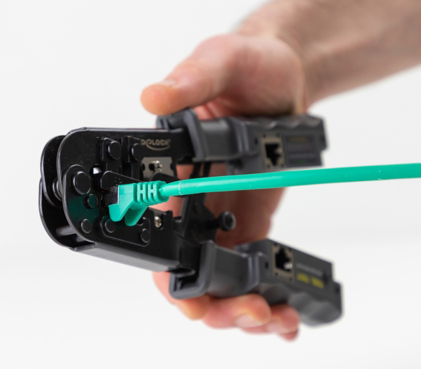 DELOCK εργαλείο πτύχωσης με απογυμνωτή & tester 90510 - Image 3