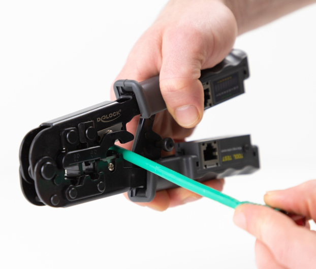 DELOCK εργαλείο πτύχωσης με απογυμνωτή & tester 90510 - Image 4